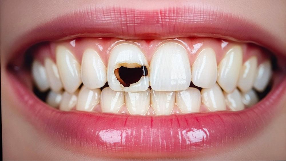 ฟันหน้าผุคือปัญหาในช่องปากที่ส่งผลกระทบต่อความมั่นใจได้โดยตรง